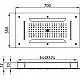 Приобрести Верхний душ RGW Shower Panels SP-71 21140271-01 Хром в магазине сантехники Santeh-Crystal.ru