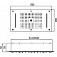 Приобрести Верхний душ RGW Shower Panels SP-72 21140272-01 Хром в магазине сантехники Santeh-Crystal.ru