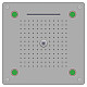 Приобрести Верхний душ RGW Shower Panels SP-73 21140273-01 Хром в магазине сантехники Santeh-Crystal.ru
