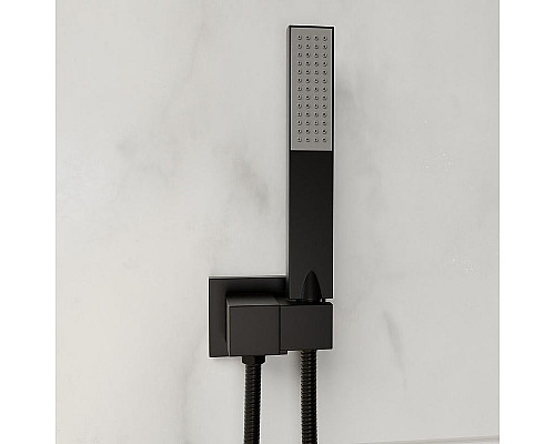 Заказать Душевая система RGW Shower Panels SP-371B 511408371-04 с термостатом Черная матовая в магазине сантехники Santeh-Crystal.ru