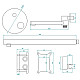Купить Душевая система RGW Shower Panels SP-55 51140855-01 Хром в магазине сантехники Santeh-Crystal.ru