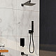 Приобрести Душевая система RGW Shower Panels SP-56B 51140856-04 Черная матовая в магазине сантехники Santeh-Crystal.ru