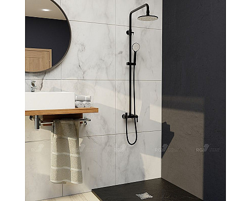 Santeh-Crystal.ru: Душевая система RGW Shower Panels SP-31B 51140131-04 Черная матовая Приобрести Душевая система RGW Shower Panels SP-31B 51140131-04 Черная матовая в магазине сантехники Santeh-Crystal.ru