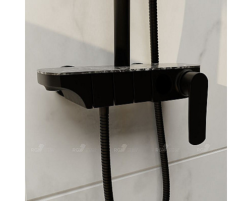 Santeh-Crystal.ru: Душевая система RGW Shower Panels SP-33B 51140133-04 Черная матовая Купить Душевая система RGW Shower Panels SP-33B 51140133-04 Черная матовая в магазине сантехники Santeh-Crystal.ru