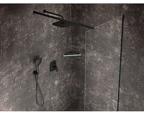 Купить Верхний душ Ravak X07P570 Черный матовый в магазине сантехники Santeh-Crystal.ru