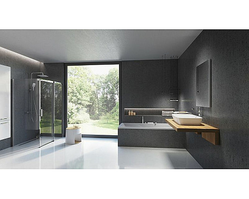 Купить Душевая система Ravak 093.00/150 X070099 с термостатом Хром Белый в магазине сантехники Santeh-Crystal.ru