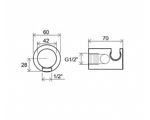 Заказать Шланговое подключение Ravak 706.00 X07P206 Хром в магазине сантехники Santeh-Crystal.ru