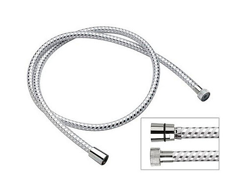 Купить Душевой шланг Remer 332CN200 Хром Белый глянец в магазине сантехники Santeh-Crystal.ru