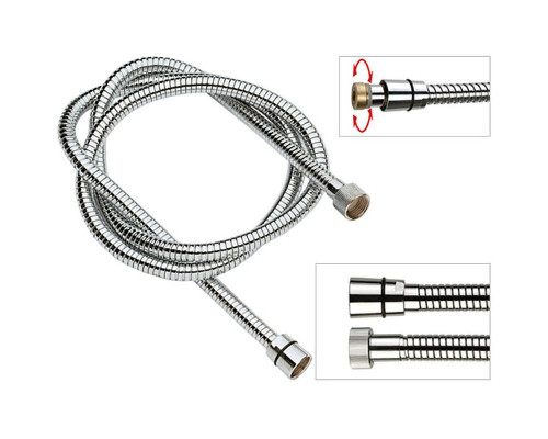 Приобрести Душевой шланг Remer 333CNDGAT120 Хром в магазине сантехники Santeh-Crystal.ru