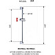 Приобрести Душевая штанга Remer 314 Хром в магазине сантехники Santeh-Crystal.ru