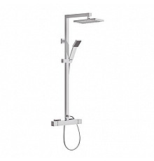 Душевой гарнитур Remer Qubica Thermo QT37 с термостатом Хром