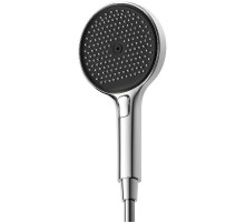 Ручной душ Sancos Nok round SC6001CH-B Хром Черный матовый