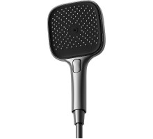 Ручной душ Sancos Nok square SC6002GG Вороненая сталь Черный матовый