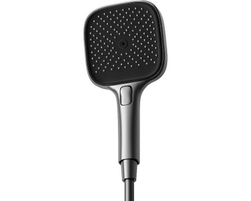 Ручной душ Sancos Nok square SC6002GG Вороненая сталь Черный матовый