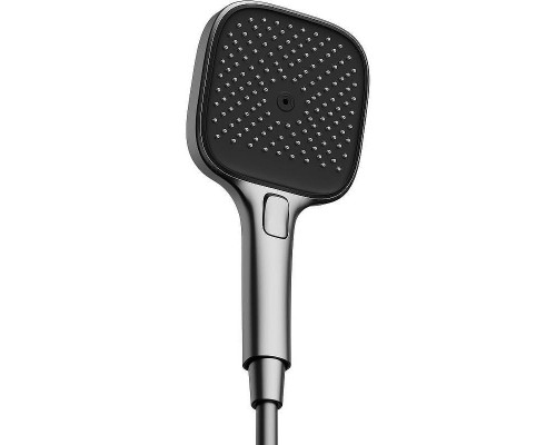 Ручной душ Sancos Nok square SC6002GG Вороненая сталь Черный матовый