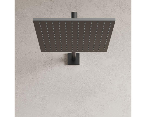 Душевая система Sancos Linn SC9022MB с термостатом Черная матовая