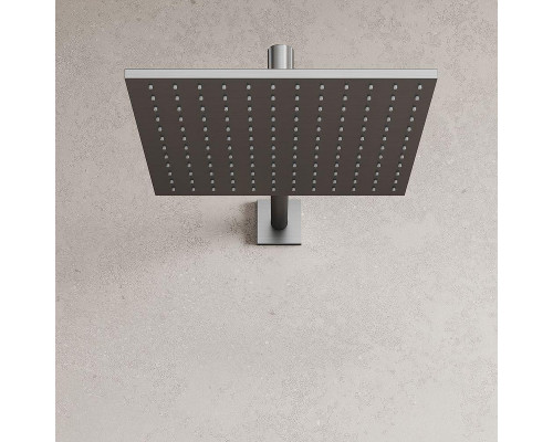 Душевая система Sancos Linn SC9022GG с термостатом Вороненая сталь