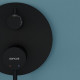 Душевая система Sancos Select SC3003MB Черная матовая
