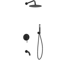 Душевая система Sancos Select SC3004MB Черная матовая