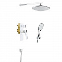 Душевая система Timo Helmi SX-4069/00-16SM Хром Белый Душевая система Timo Helmi SX-4069/00-16SM Хром Белый