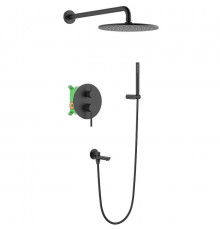 Душевая система Timo Saona SX-2379/03SM Черная матовая