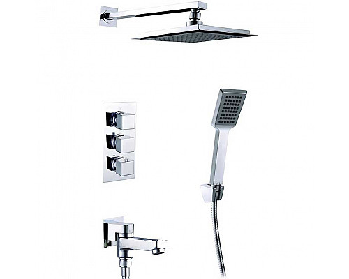 Купить Душевая система Timo Tetra-Thermo SX-0199/00 с термостатом Хром в магазине сантехники Santeh-Crystal.ru