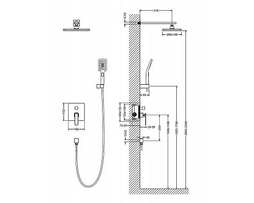 Santeh-Crystal.ru: Душевая система Timo Torne SX-4319/03SM Черный Купить Душевая система Timo Torne SX-4319/03SM Черный в магазине сантехники Santeh-Crystal.ru