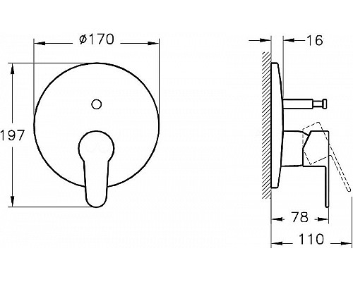 Заказать Душевая система Vitra Win S A49265EXP Хром в магазине сантехники Santeh-Crystal.ru