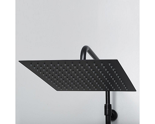 Заказать Душевая система WasserKRAFT A29901 с термостатом Черная матовая в магазине сантехники Santeh-Crystal.ru