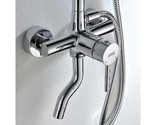 Купить Душевая система WasserKRAFT A14401 Хром в магазине сантехники Santeh-Crystal.ru