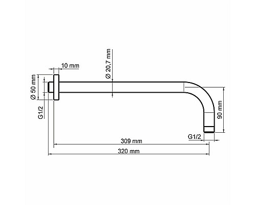 Приобрести Душевая система WasserKRAFT А85161 Белая матовая в магазине сантехники Santeh-Crystal.ru