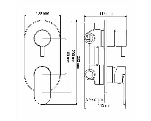 Заказать Душевая система WasserKRAFT А85155 Белая матовая в магазине сантехники Santeh-Crystal.ru