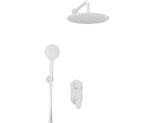 Заказать Душевая система WasserKRAFT А85155 Белая матовая в магазине сантехники Santeh-Crystal.ru