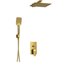 Душевая система WasserKRAFT А55201 Золото матовое