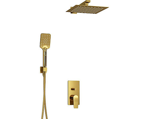 Заказать Душевая система WasserKRAFT А55201 Золото матовое в магазине сантехники Santeh-Crystal.ru