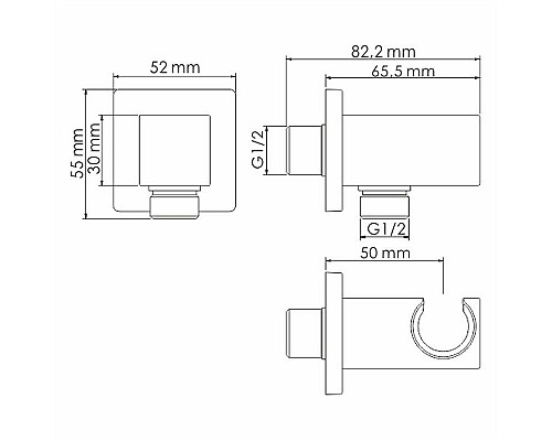 Заказать Душевая система WasserKRAFT А55201 Золото матовое в магазине сантехники Santeh-Crystal.ru