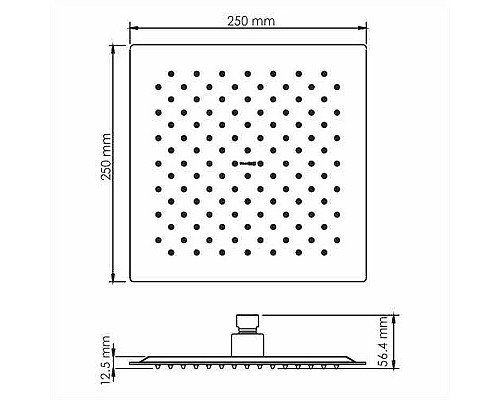 Заказать Душевая система WasserKRAFT А55201 Золото матовое в магазине сантехники Santeh-Crystal.ru