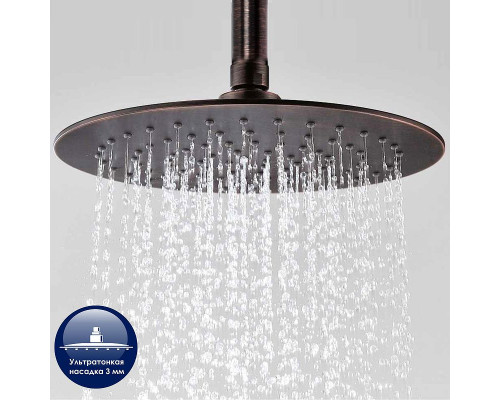 Приобрести Душевая система WasserKRAFT A041 Темная бронза в магазине сантехники Santeh-Crystal.ru