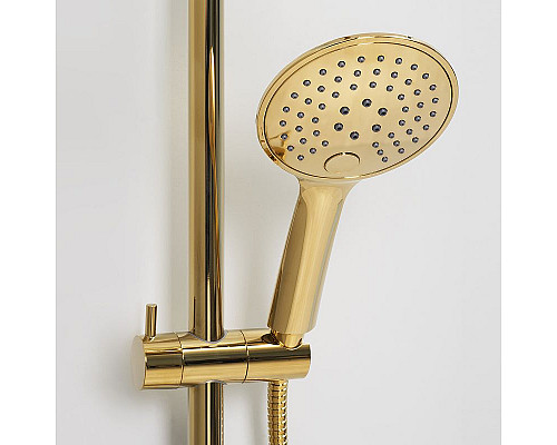 Заказать Душевая система WasserKRAFT A171.261.207.PG Золото глянцевое в магазине сантехники Santeh-Crystal.ru