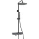 Приобрести Душевая система WasserKRAFT A114.160.217.CB Thermo с термостатом Черная матовая в магазине сантехники Santeh-Crystal.ru