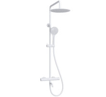 Душевая система WasserKRAFT A188.257.155.WM Thermo с термостатом Белая матовая