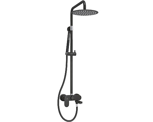 Приобрести Душевая система WasserKRAFT A174.258.217.CB Черная матовая в магазине сантехники Santeh-Crystal.ru