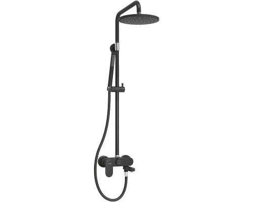 Приобрести Душевая система WasserKRAFT A174.077.217.CB Черная матовая в магазине сантехники Santeh-Crystal.ru