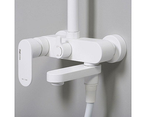 Заказать Душевая система WasserKRAFT A185.163.155.WM Белая матовая в магазине сантехники Santeh-Crystal.ru