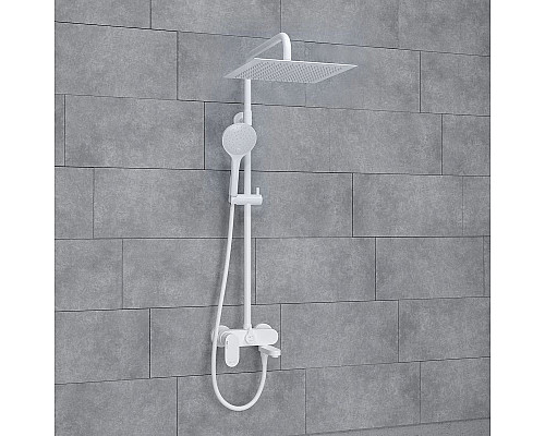 Заказать Душевая система WasserKRAFT A185.163.155.WM Белая матовая в магазине сантехники Santeh-Crystal.ru