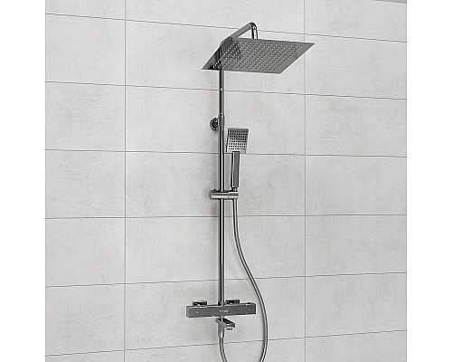 Заказать Душевая система WasserKRAFT A199.118.141.087.CH Thermo с термостатом Хром в магазине сантехники Santeh-Crystal.ru