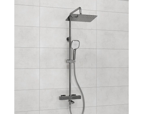 Купить Душевая система WasserKRAFT A199.069.065.087.CH Thermo с термостатом Хром в магазине сантехники Santeh-Crystal.ru