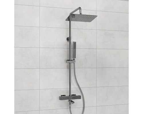 Купить Душевая система WasserKRAFT A199.069.103.087.CH Thermo с термостатом Хром в магазине сантехники Santeh-Crystal.ru