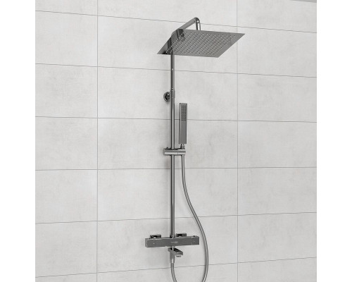 Заказать Душевая система WasserKRAFT A199.118.103.087.CH Thermo с термостатом Хром в магазине сантехники Santeh-Crystal.ru