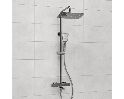 Купить Душевая система WasserKRAFT A199.069.126.087.CH Thermo с термостатом Хром в магазине сантехники Santeh-Crystal.ru